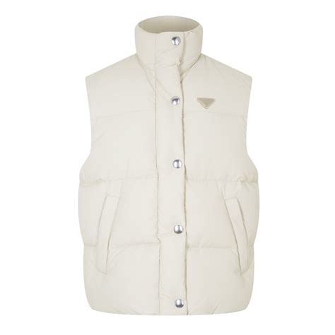 prada down vest womens